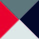 Grey/Red/White/Navy