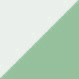 White/Kelly Green