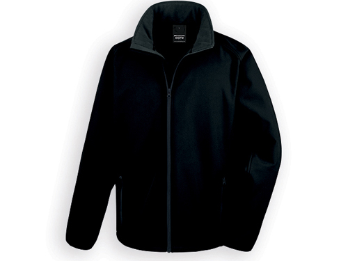 RESU pánská softshellová bunda, 280 g/m2, vel. XL, RESULT, Černá